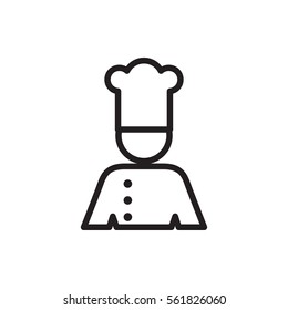 chef icon illustration isolated vector sign symbol