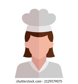 Chef icon illustration. Chef vector. Chef avatar