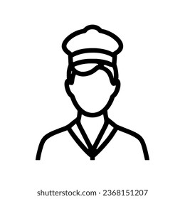 chef icon illustration vector isolated