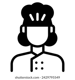 Ilustración del icono del chef para la web, aplicación, infografía, etc