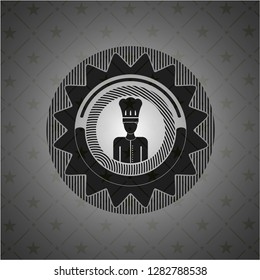 chef icon inside dark badge