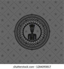 chef icon inside dark badge