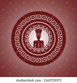 chef icon inside red icon or emblem