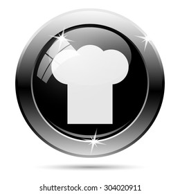 Chef icon. Internet button on white background. EPS10 vector 