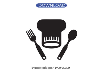 chef icon or logo isolated sign symbol vector illustration - high quality black style vector icons.