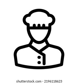chef icon or logo isolated sign symbol vector illustration - high quality black style vector icons
