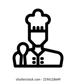 chef icon or logo isolated sign symbol vector illustration - high quality black style vector icons
