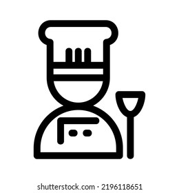 chef icon or logo isolated sign symbol vector illustration - high quality black style vector icons
