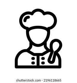 chef icon or logo isolated sign symbol vector illustration - high quality black style vector icons
