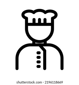 chef icon or logo isolated sign symbol vector illustration - high quality black style vector icons
