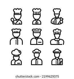 chef icon or logo isolated sign symbol vector illustration - Collection of high quality black style vector icons
