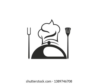 Chef icon logo vector illusrtration