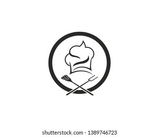 Chef icon logo vector illusrtration