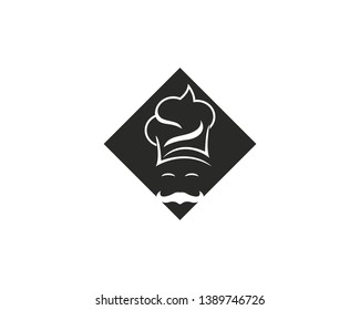 Chef icon logo vector illusrtration