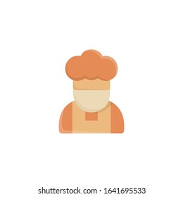 Chef Icon , Restaurant Symbol.