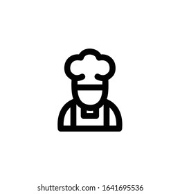 Chef Icon , Restaurant Symbol.