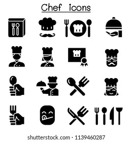 Chef icon set