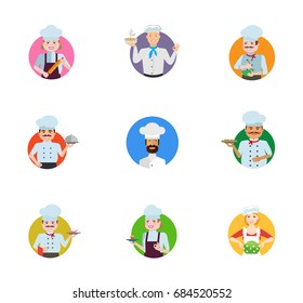 Chef icon set