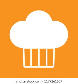 Chef icon, stock vector illustration, EPS10. 