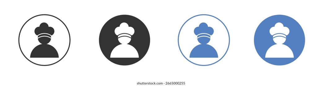 Chef icon symbol. Quality design element.