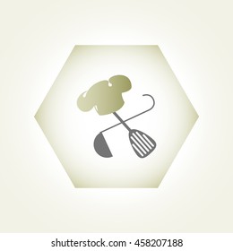 chef icon, vector
