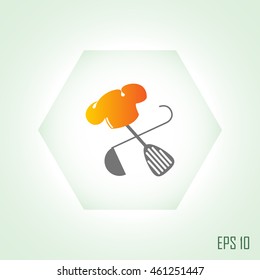 chef icon, vector
