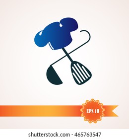 chef icon, vector
