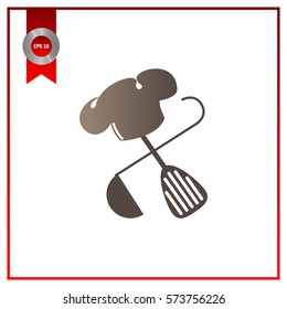 chef icon, vector