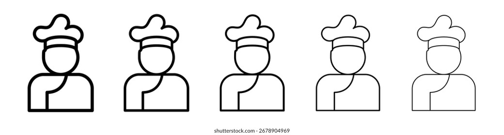 Küchenchef-Symbol Vektorgrafik