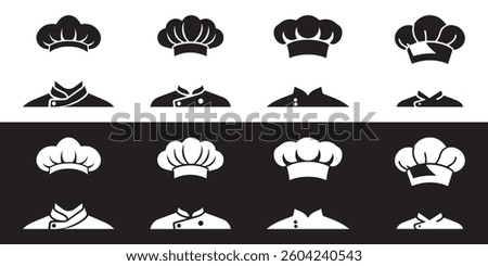 chef icon vector art illustration.