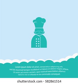 Chef   icon. Vector design.