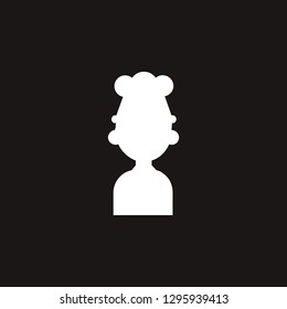 chef icon. chef vector design. sign design