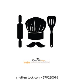 chef icon .vector illustration.