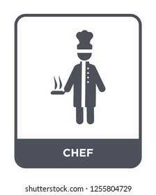chef icon vector on white background, chef trendy filled icons from Jobprofits collection, chef simple element illustration