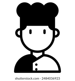 Icono del chef para el Web, App, infografía, etc
