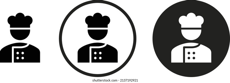 Chef icon . web icon set .vector illustration