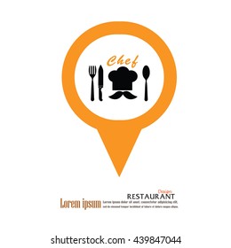 Chef icon.Chef symbol.vector illustration.