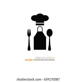Chef icon.Chef symbol.vector illustration.