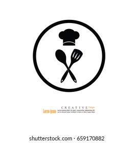 Chef icon.Chef symbol.vector illustration.