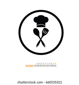Chef icon.Chef symbol.vector illustration.
