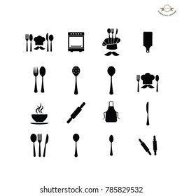 Chef icon.Chef symbol.vector illustration.