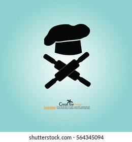 Chef icon.Chef symbol.vector illustration.eps10.