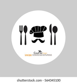 Chef icon.Chef symbol.vector illustration.eps10.
