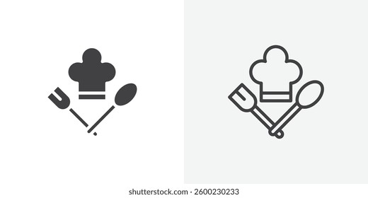 chef icons design. vector icons for ui designs