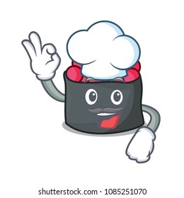 Chef ikura character cartoon style