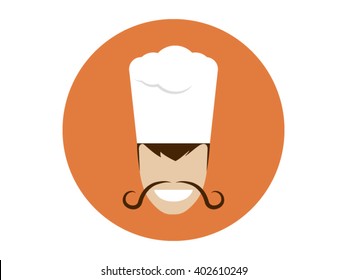 Chef Illustration - Flat Icon