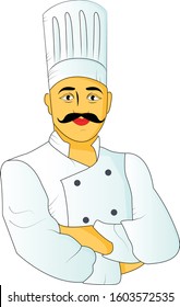 Chef illustration and vector character