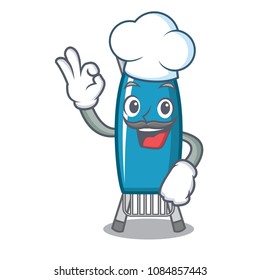 Chef iron board character cartoon
