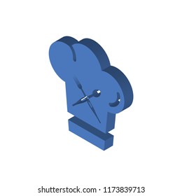 Chef isometric left top view 3D icon