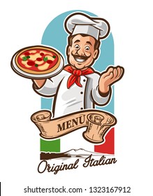 chef italian pizza